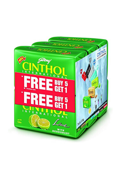 Cinthol صابون الليمون 6 × 125 جم