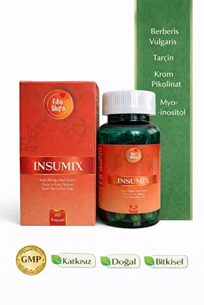 Fito Shifa İnsumix (BERBERİS VULGARİS, MYO-İNOSİTOL, TARÇIN, KROM) 60 Kapsül