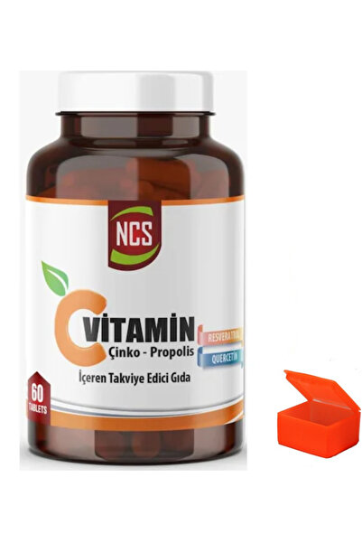 NCS Vitamin C 1000 Mg Çinko Propolis 60 Tablets Hap Kutusu