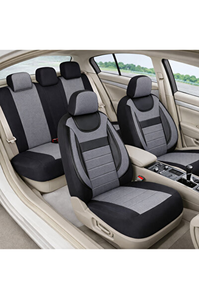 SMARTIC Set huse scaun auto, Dynamic, 11 piese, compatibile cu airbag-uri, 3 ...