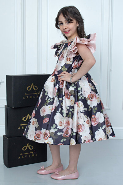 arushi Jewel Dress - Russian Taffeta Floral