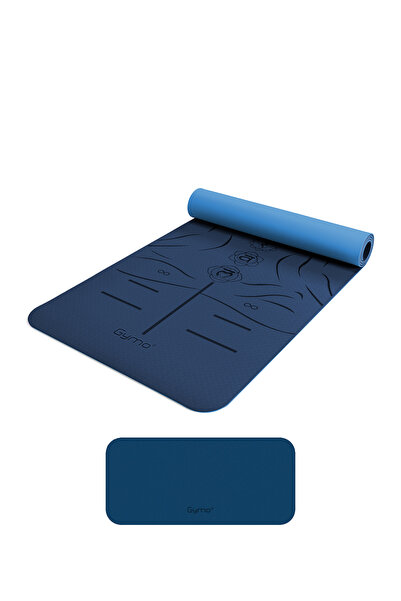 Gymo Sembol Hizalamalı 6mm TPE Yoga Matı Pilates Minderi Diz Dirsek Koruyucu ...
