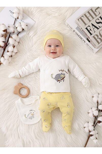 Miniday Baby طقم إصدار المستشفى للأطفال حديثي الولادة مكون من 5 قطع مطبوع علي...