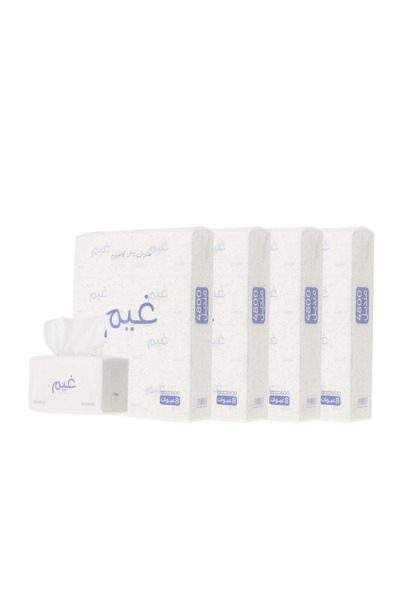 Gheem مناديل غيم ناعمة 3 طبقات 600 منديل × 32 عبوة (19,200 منديل)