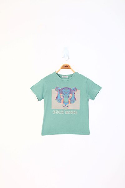 Toontoy Tricou cu mânecă scurtă cu imprimeu pentru băiat