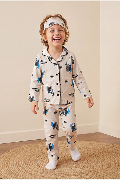 Mixima 3–10 Yaş Çocuk Pijama Takımı | Göz Bantlı | Rahat & Nefes Alan