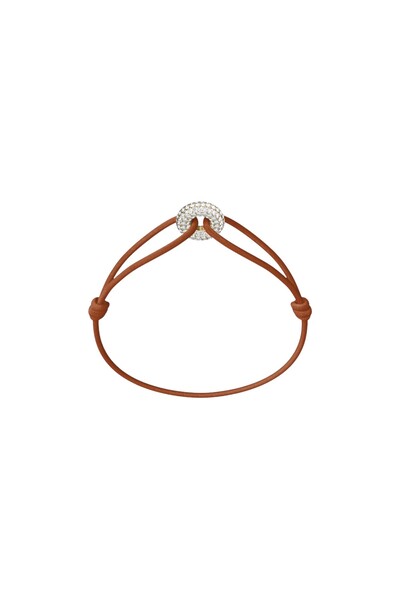 Wecord London Mini Golden Soho Pavé Cord Bracelet