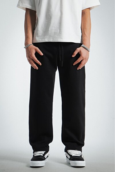No Future Men's Black Jogger Sweatpants Th1012Sy