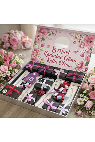 Aurabellaa Aura Bella Advent Calendar Özel Seri 12 Li Çelik Takı +Hediyeli