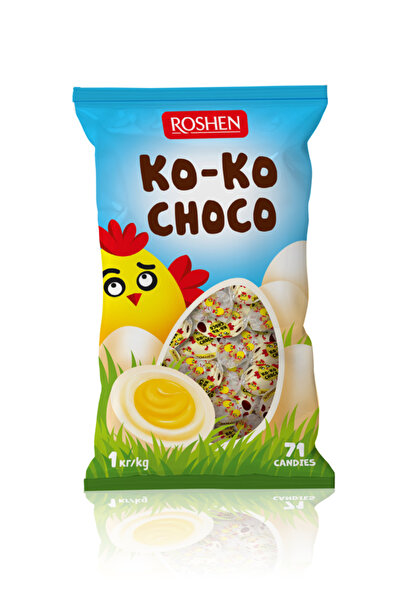 Roshen Bomboane de ciocolată albă Roshen Ko-Ko Choco White 1 kg