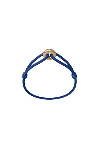 Wecord London Golden Soho Diamond Cord Bracelet