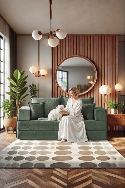 Huga Mobilya Zara Kanepe, Fitilli Kadife, Yatak Olabilen, Tamamen Fermuarlı, ...