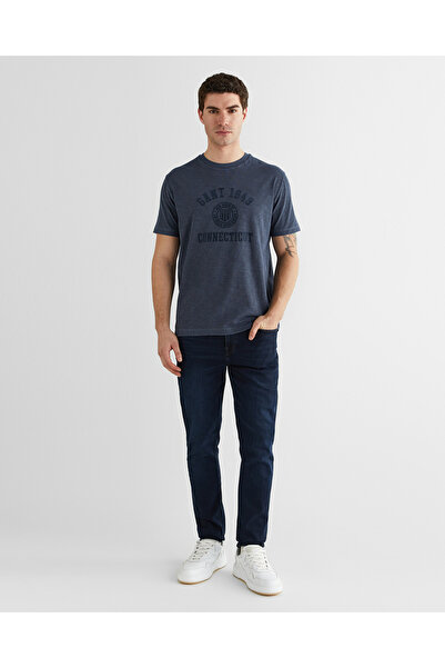 Gant Erkek Lacivert Extra Slim Fit Active Recover Jean