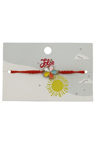 Flippy Martisor Braided Bracelet for Children, Flower Pattern, Jolie