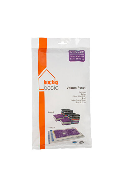Koçtaş Basic 3'lü Vakum Poşet