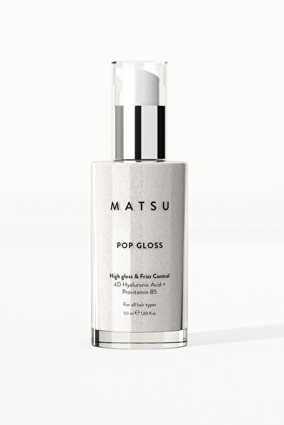 MATSU Pop Gloss Elektriklenme Karşıtı Işıltı Veren Saç Serumu 50 ml
