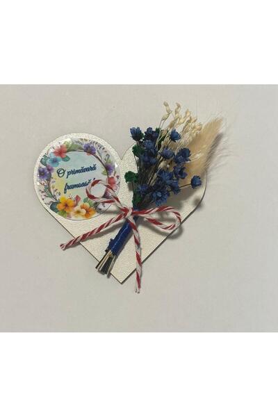 OEM MARTISOR Heart with magnet, with dried flowers🌸