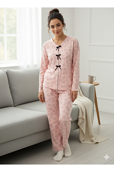 TAWBE Women's Pajama Set Cotton Comfortable Home Wear Set