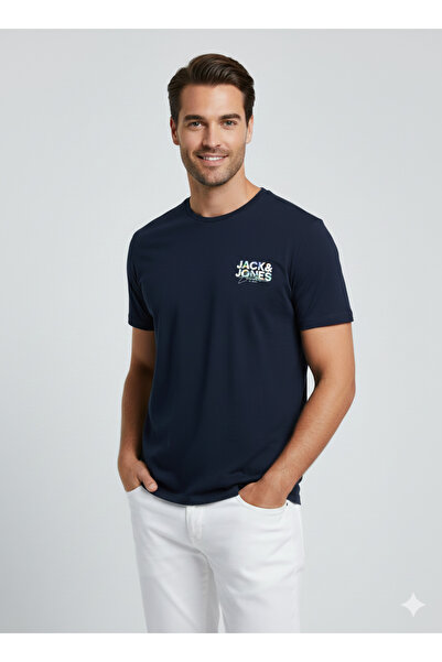 Jack & Jones Jjgeplas Pánské tričko s krátkým rukávem a kulatým výstřihem Ln ...