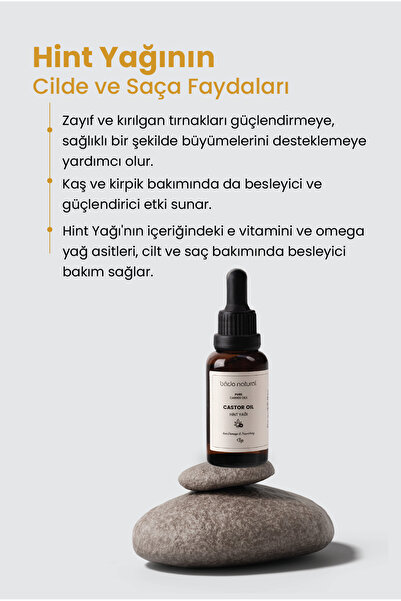 Bade Natural Hint Yağı Soğuk Sıkım %100 Saf 30 Ml