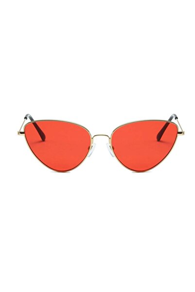 Toz Vintage Red Pilot Cat Sunglasses