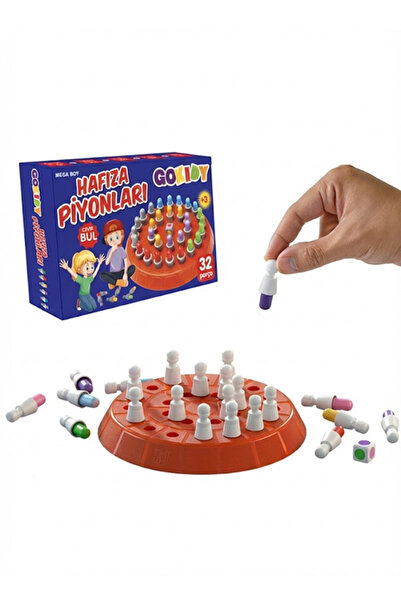 Gokidy 32 Parça Mega Boy Hafıza Piyonları