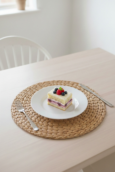 Külsan 1117.PW - طقم 6 أطباق تقديم بيضاء 17 سم، ميلامين ثيرموسيت