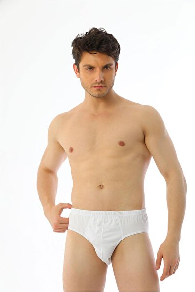 Çift Kaplan Çift Kaplan 740 Erkek Süprem Kumaş Beyaz Slip Külot