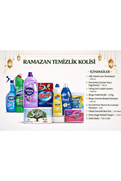 IYAŞ Ramazan Kolisi Temizlik Süper Ekonomik Bereket Paketi