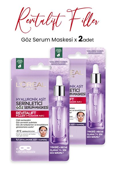 L'Oreal Paris Loreal Paris Revitalift Filler Dolgunlaştırıcı Göz Serum Maskes...