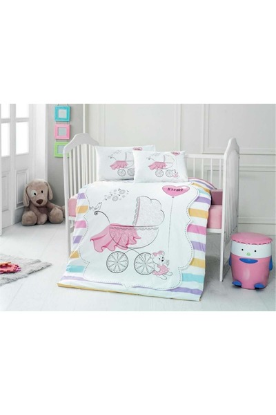 Recos Its a Girl Pano Kutulu Baby Bedding Set Pink