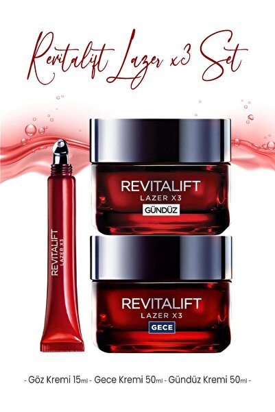 L'Oreal Paris Loreal Paris Revitalift Lazer Bakım Seti 7