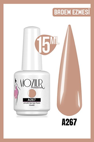 MOZIUR Kalıcı Oje Uv Led A267 (NUDE SERİSİ) 15ml