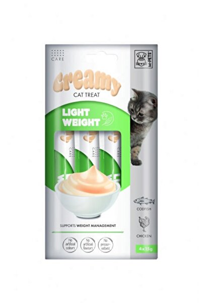 M-PETS Creamy Light Weight Diyet Krema Kedi Ödül Maması 4*15 Gr