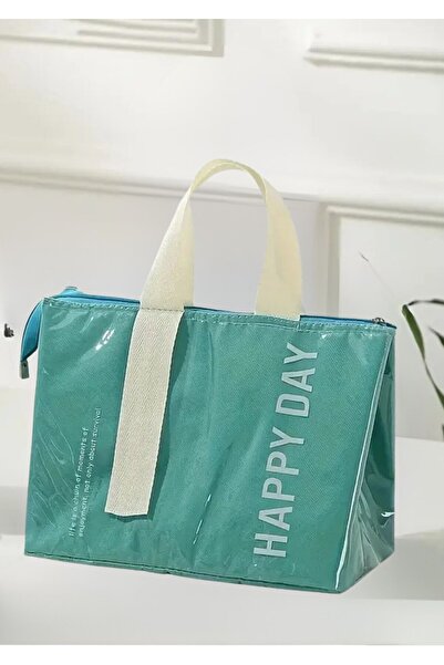 TATA CRAFT Pu Bento Termal * Yeşil Yemek Taşıma Çantası Okul, Ofis, Kamp, Pla...