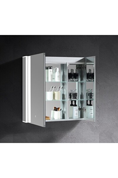 Trendy's Dulap TRENDY’S, cu oglinda de baie moderna, cu senzor touch, LED, do...