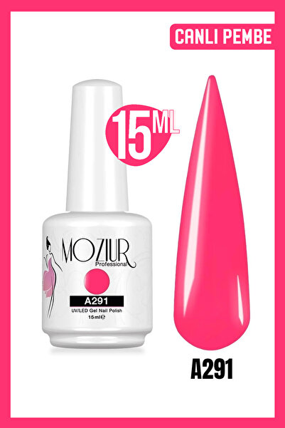MOZIUR Kalıcı Oje Uv Led A291 (PEMBE SERİSİ) 15ml