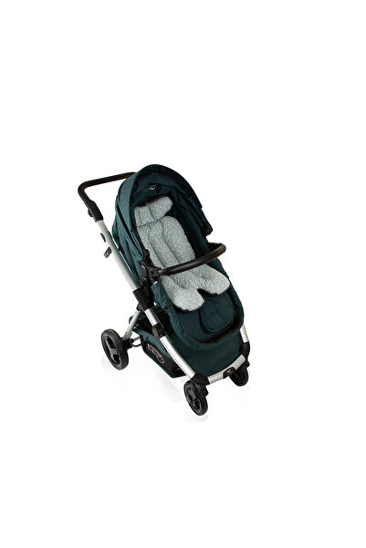 Babyjem Μαξιλάρι 2 σε 1 για καρότσι και καρεκλάκι φαγητού Green Flower 100% β...