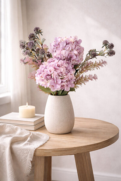 ELZI ATÖLYE Premium Kalite Doğal Görünümlü Yapay Mor lila tonlarında Ortanca,...