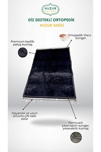 Huzur Burada Diz Destekli Ortopedik Seccade