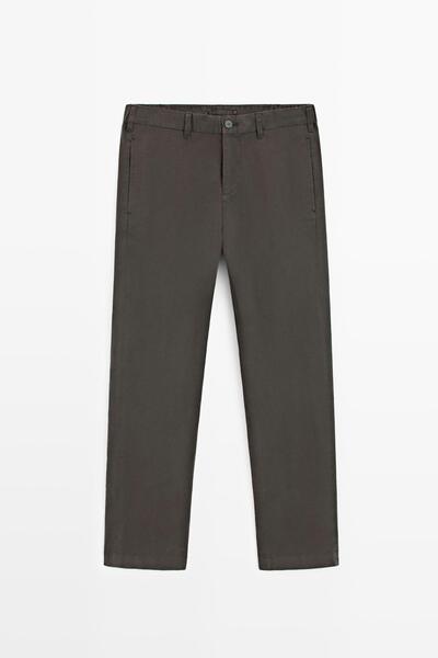 Massimo Dutti Pamuklu slim fit pantolon