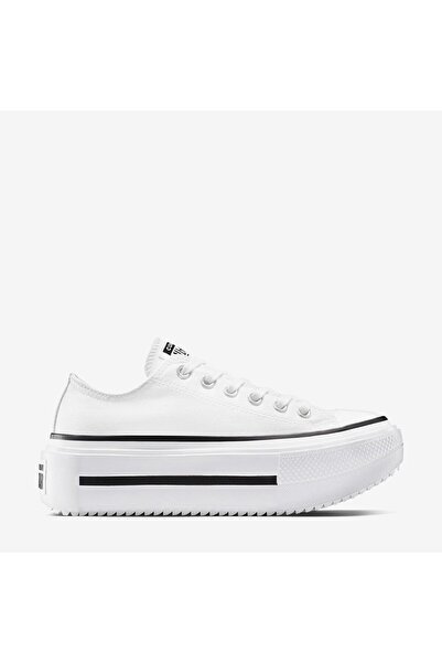 Converse Women's White Chuck Taylor All Star Lift Double Stack Platform Canva...