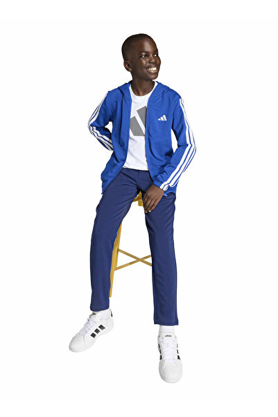 adidas Düz Mavi Erkek Çocuk Eşofman Takımı KE0990-J 3S FT TS 220