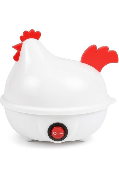 Generic Egg Boiler 350W – 7 Egg Capacity, White Lightweight Electric Egg Cook...