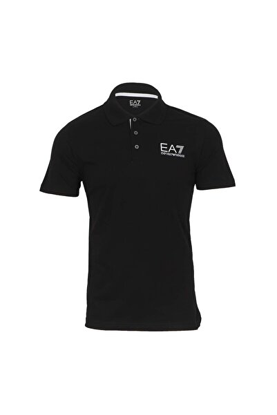 EA7 Siyah Erkek Polo T-Shirt TRAIN CORE ID POLO