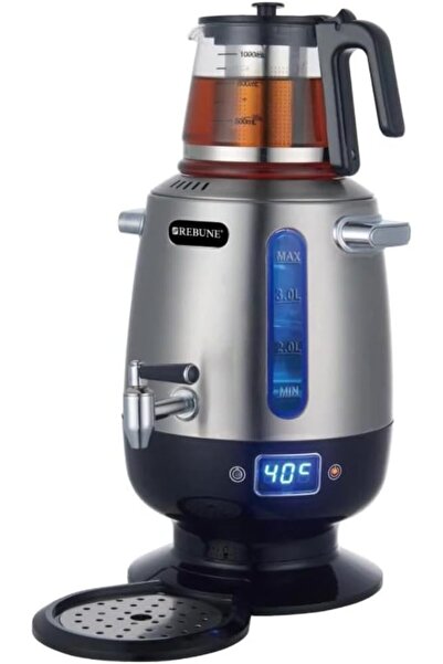 Generic Repune Electric Kettle with Teapot, 2200 Watts, 3.5 Liter RE-1-141