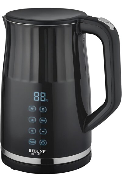 Generic Rebune ELECTRIC STEEL KETTLE 1.7 BOIL-DRY PROTECTION 2200W RE-1-131