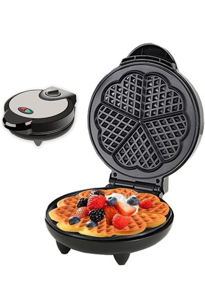 Generic Waffle Maker, Portable Heart Waffle Maker,1200W Non-Stick Heart Waffl...