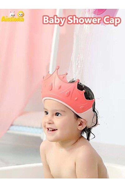 Generic Baby shower cap, adjustable silicone shower cap, waterproof shampoo c...