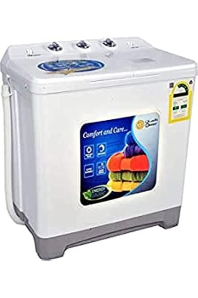 Generic غسالة دانسات ذات حوضين، تحميل علوي، 5 كجم، أبيض - DW5W